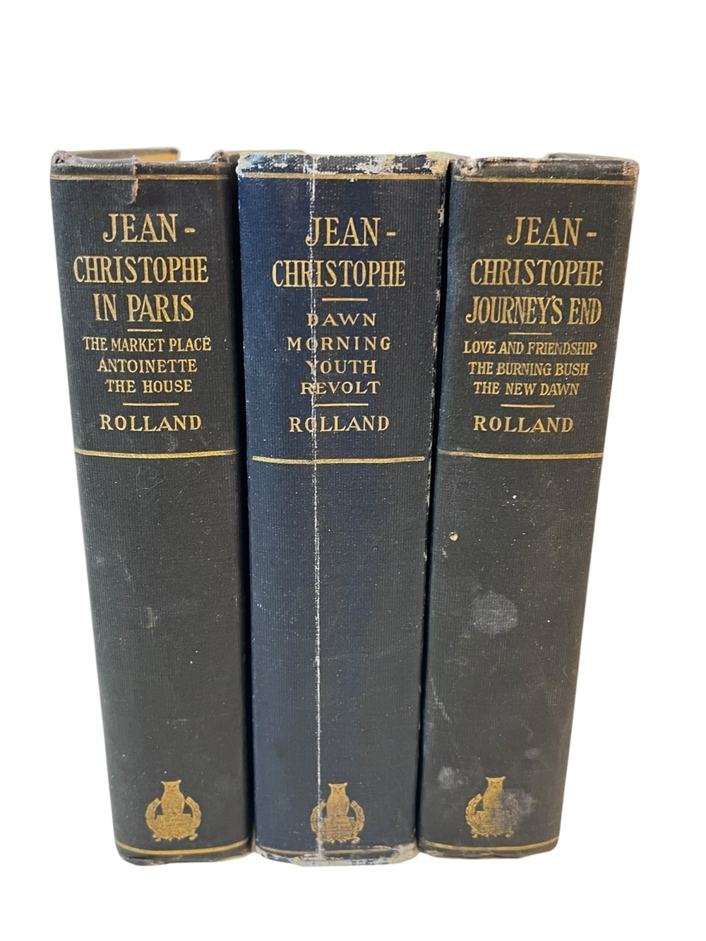 Jean-Christophe by Romain Rolland, 3 Volume Set Hardcover 1918